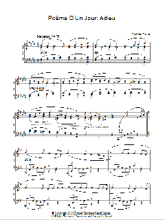 Poeme D'un Jour, Op. 21 von Gabriel Fauré (Download) 