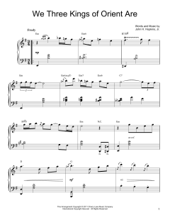 We Three Kings Of Orient Are [Gospel version] von Jr., John H. Hopkins (Download) 