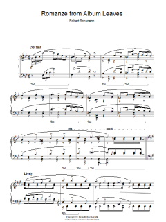 Romanze from Album Leaves von Robert Schumann (Download) 