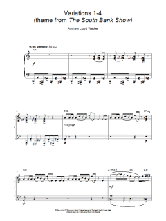 Variations 1-4 (theme from The South Bank Show) von Andrew Lloyd Webber (Download) 