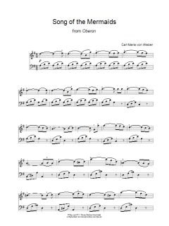 Song Of The Mermaids von Carl Maria von Weber (Download) 