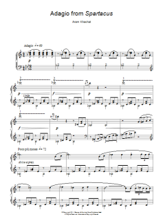 Adagio From Spartacus von Aram Khachaturian (Download) 