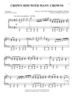 Crown Him With Many Crowns von Matthew Bridges (Download) 