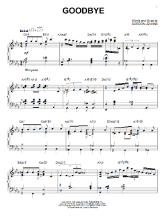 Goodbye [Jazz version] von Bill Evans (Download) 