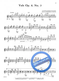 Vals, Op. 8, No. 3 von Augustin Barrios Mangore 