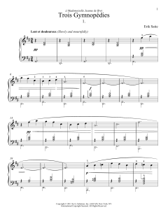 Gymnopedie No. 1 von Erik Satie (Download) 