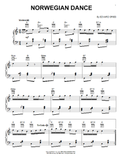 Norwegian Dance von Edvard Grieg (Download) 
