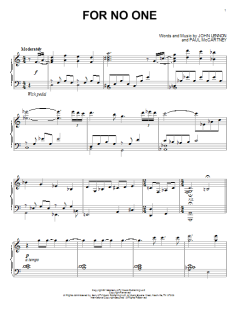 For No One von David Lanz (Download) 