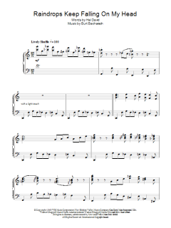 Raindrops Keep Falling On My Head von Hal David (Download) 