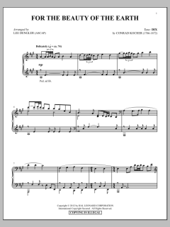 For The Beauty Of The Earth von Conrad Kocher (Download) 