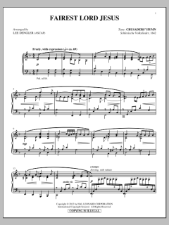Fairest Lord Jesus von Joseph August Seiss (Download) 