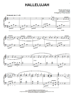 Hallelujah von Leonard Cohen (Download) 