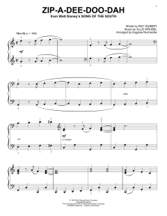 Zip-A-Dee-Doo-Dah von Ray Gilbert (Download) 
