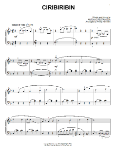 Ciribiribin von Antonio Pestalozza (Download) 
