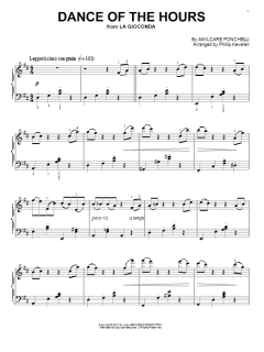 Dance Of The Hours von Amilcare Ponchielli (Download) 