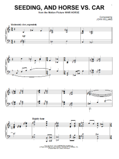 Seeding, And Horse Vs. Car von John Williams (Download) 