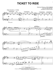 Ticket To Ride [Classical version] von The Beatles (Download) 