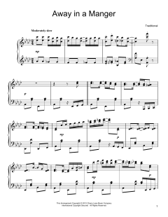 Away In A Manger [Ragtime version] von John T. McFarland (Download) 