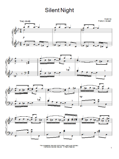 Silent Night [Ragtime version] von Franz X. Gruber (Download) 