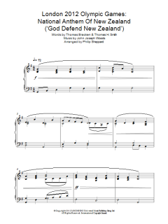London 2012 Olympic Games: National Anthem Of New Zealand von Thomas Bracken (Download) 