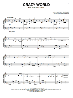 Crazy World von Henry Mancini (Download) 
