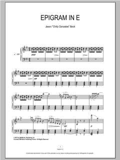Epigram In E von Jason Beck (Download) 