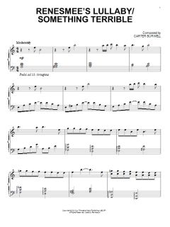 Renesmee's Lullaby/Something Terrible von Carter Burwell (Download) 