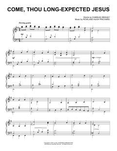 Come, Thou Long-Expected Jesus von Charles Wesley (Download) 