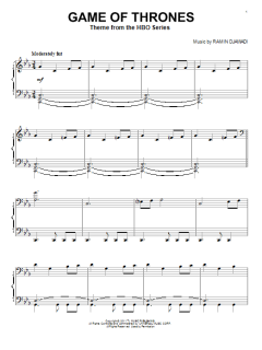 Game Of Thrones - Main Title von Ramin Djawadi (Download) 