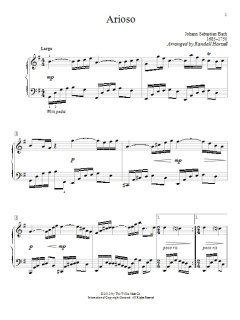 Arioso von Johann Sebastian Bach (Download) 