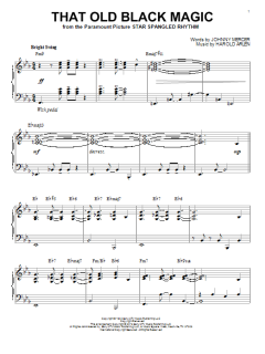 That Old Black Magic [Jazz version] von Johnny Mercer (Download) 
