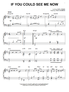 If You Could See Me Now [Jazz version] von Tadd Dameron (Download) 