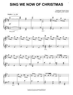Sing We Now Of Christmas von John Leavitt (Download) 