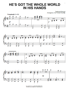 He's Got The Whole World In His Hands von Vicki Tucker Courtney (Download) 