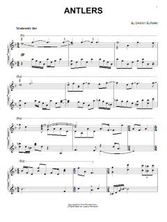 Antlers von Danny Elfman (Download) 