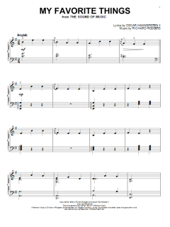 My Favorite Things von Rodgers & Hammerstein (Download) 
