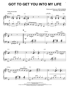 Got To Get You Into My Life [Jazz version] von The Beatles (Download) 