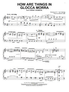 How Are Things In Glocca Morra von Burton Lane (Download) 