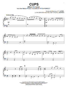 Cups (When I'm Gone) von Anna Kendrick (Download) 