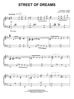 Street Of Dreams von Victor Young (Download) 
