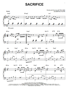 Sacrifice [Jazz version] von Elton John (Download) 