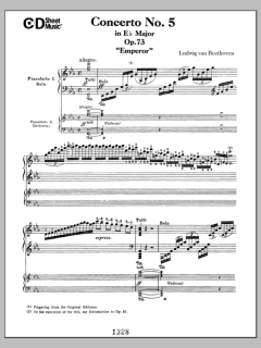 Concerto No. 5 In E-flat Major von Ludwig van Beethoven (Download) 