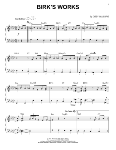 Birk's Works von Dizzy Gillespie (Download) 