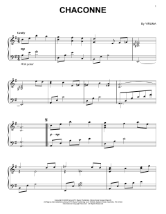 Chaconne von Yiruma (Download) 