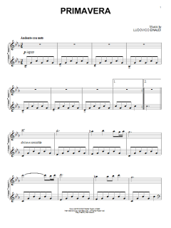 Primavera von Ludovico Einaudi (Download) 