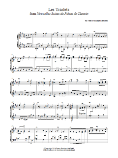 Les Triolets From Nouvelles Suites De Pieces De Clavecin von Jean-Philippe Rameau (Download) 