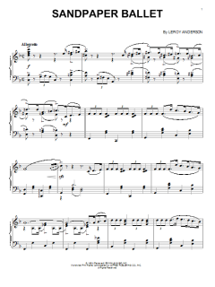 Sandpaper Ballet von Leroy Anderson (Download) 