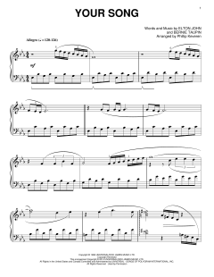 Your Song [Classical version] von Elton John (Download) 