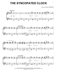 The Syncopated Clock von Leroy Anderson (Download) 