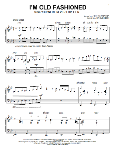 I'm Old Fashioned [Jazz version] von Johnny Mercer (Download) 